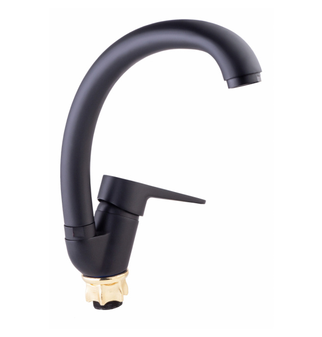 Змішувач для кухні Lidz Nicole 008F (k35) LDNIC008FBLA35181 Black фото - 1