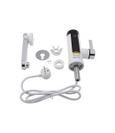 Проточний кран-водонагрівач кухонний для кухні Lidz Warm 061 LDWAR061WCR35431 White / Chrome фото - 6