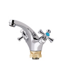 Змішувач для раковини Lidz Lamb 161F двохвентильний LDLAM161FCRM35446 Chrome фото - 3