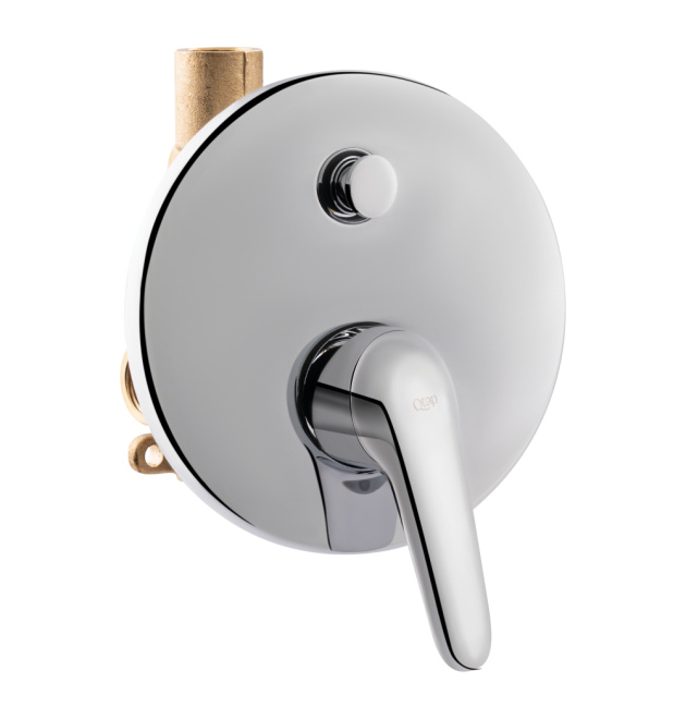 Змішувач для душу Qtap Olsava прихованого монтажу на два споживача QTOS6212107ODC Chrome фото - 1