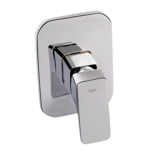 Змішувач для душу Qtap Namesti прихованого монтажу QTNAM6025102NC Chrome фото - 1