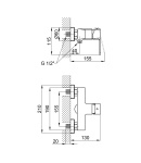 Змішувач для душу Qtap Lipno QTLIPNO4023101CB Black Matt фото - 2