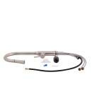 Змішувач для кухні Qtap Baruska з висувним виливом QTBAR9137103UN Brushed Nickel PVD фото - 5