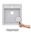 Кухонная мойка Lidz 460х515/200 GRA-09 — фото 3