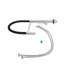 Змішувач для кухні Qtap Katuska з гнучким виливом QTKTS91103AN Brushed Nickel PVD фото - 7