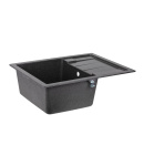 Кухонна мийка Lidz 650x500/200 GRF-13 (LIDZGRF13650500200) фото - 4