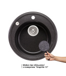 Кухонна мийка Lidz D510/200 GRF-13 (LIDZGRF13D510200) фото - 3