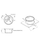 Кухонна мийка Lidz D510/200 BLM-14 (LIDZBLM14D510200) фото - 2