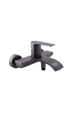 Змішувач для ванни Qtap Zelnava QTZELN3050101G Graphite
