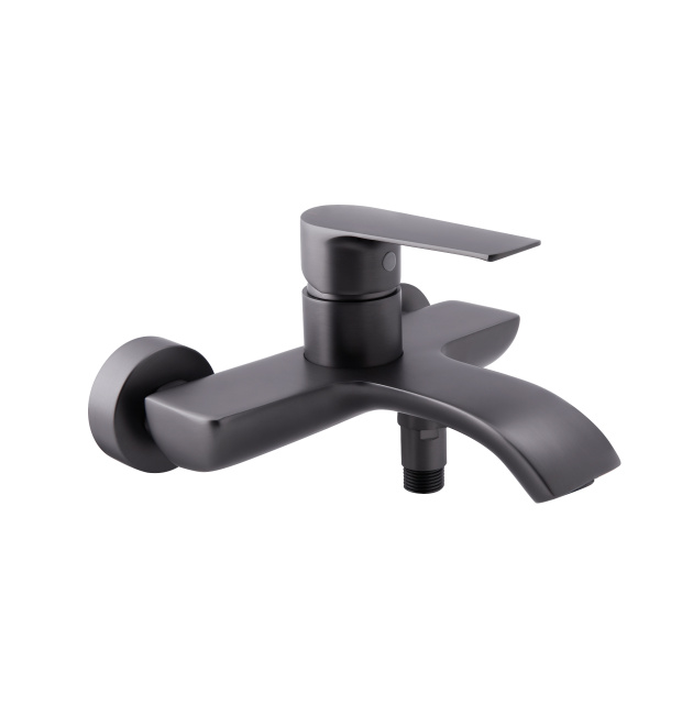 Змішувач для ванни Qtap Zelnava QTZELN3050101G Graphite фото - 1