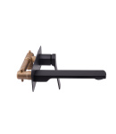 Змішувач для раковини Qtap Slavonice прихованого монтажу QTSLA3040103DB Black Matt фото - 3