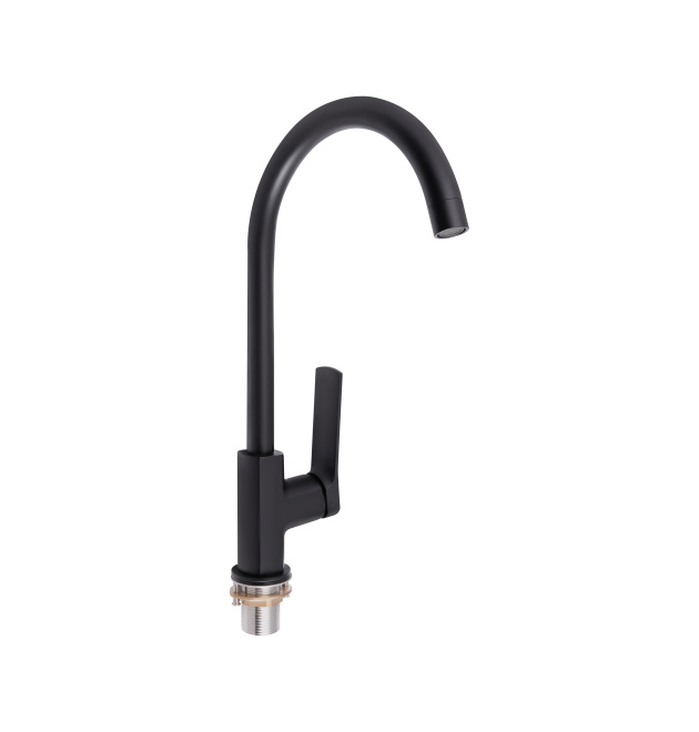 Змішувач для кухні Qtap Slavonice QTSLA9042103UB Black Matt фото - 1