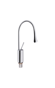 Змішувач для раковини Qtap Virgo з поворотним виливом високий QTVIR1066H103C Chrome