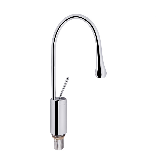 Змішувач для раковини Qtap Virgo з поворотним виливом високий QTVIR1066H103C Chrome фото - 1