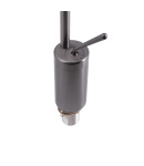 Змішувач для раковини Qtap Virgo з поворотним виливом високий QTVIR1066H103K Gunmetal Black PVD фото - 3