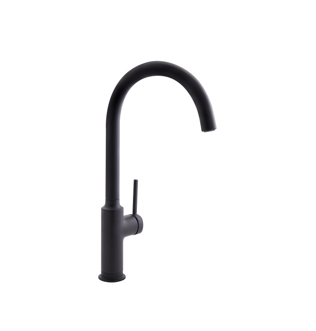 Змішувач для кухні Qtap Robin QTROB9060102B Black Matt фото - 1