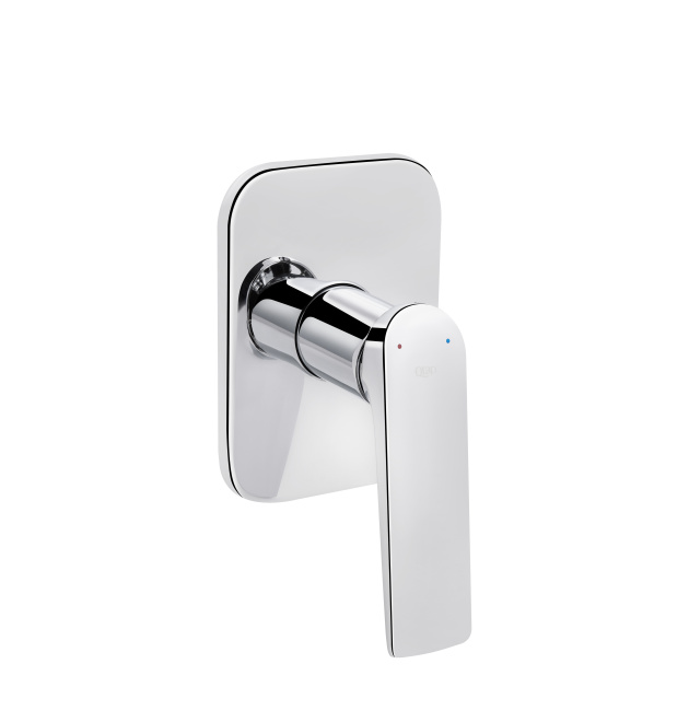 Змішувач для душу Qtap Vlasta прихованого монтажу QTVLA6228102NC Chrome фото - 1