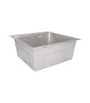 Мийка для кухні інтегрована Lidz Handmade H5050G (LDH5050GPVD43620) Brushed Grey PVD 3,0/1,0 мм фото - 2