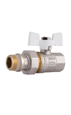 Кран шаровой «Американка» Thermo Alliance с защитой от протечек 1/2″ PN40 прямой, конус