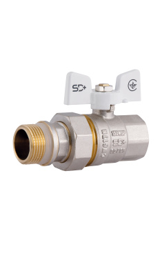 Кран шаровой «Американка» Thermo Alliance с защитой от протечек 3/4″ PN40 прямой, конус