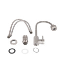 Змішувач для кухні Lidz Aria 015F41 з гнучким виливом (k35) LDARI015F41NKS45306 Nickel фото - 5