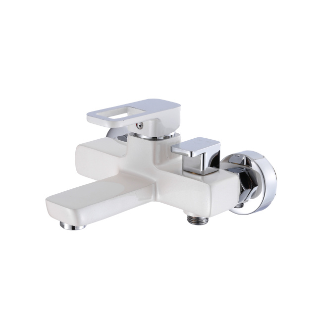 Змішувач для ванни Lidz Wawel 006 (з душовим гарнітуром) (k35) LDWAW006WHI45398 White фото - 1