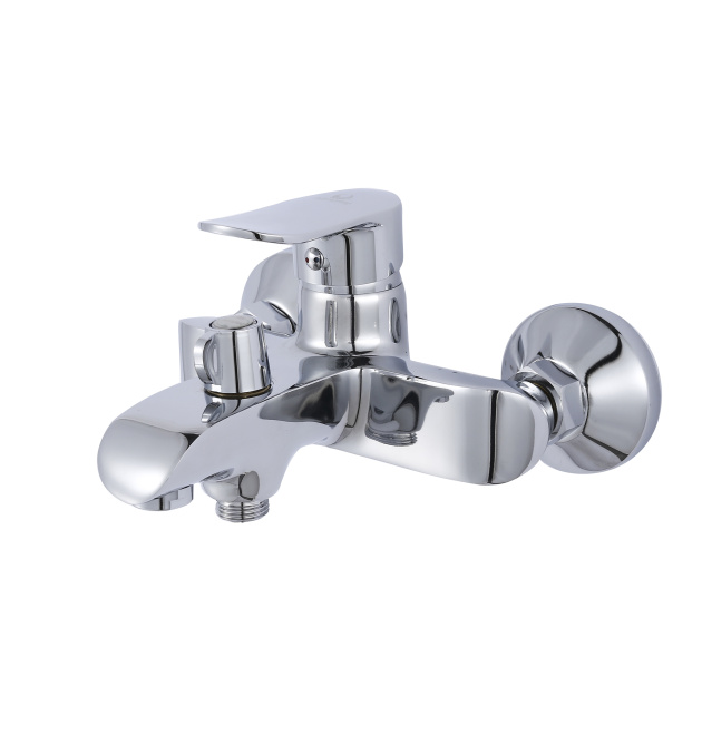 Змішувач для ванни Lidz Wieza 006 (з душовим гарнітуром) (k35) LDWIE006CRM45410 Chrome фото - 1