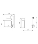 Смеситель для раковины Qtap Gemini с гигиеническим душем QTGEM272BLM45690 Black Matt фото - 2