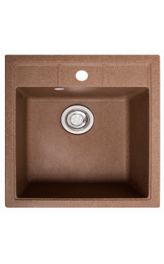 Гранитная кухонная мойка SOLID Бриз (терракот) 460х515