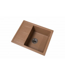 Гранітна кухонна мийка SOLID Комфи (теракот) 580х470 фото - 4