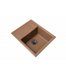 Гранітна кухонна мийка SOLID Комфи (теракот) 580х470 фото - 5