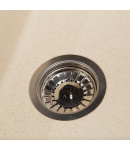 Гранітна кухонна мийка SOLID Крафт (жовтий) 980х510 фото - 10