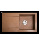 Гранітна кухонна мийка SOLID Квадро (теракот) 780х435 фото - 6