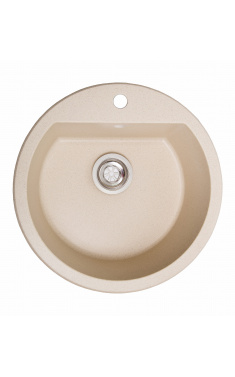 Гранітна кухонна мийка SOLID Раунд (жовтий) 510D