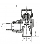 KOER кран термостатичний кутовий PPR 25x3/4 фото - 2