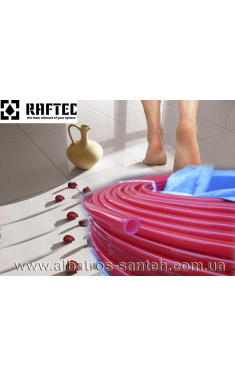 Труба теплої водяної підлоги Raftec Pex-A/oxy ф 16 х 2 мм (Німеччина)