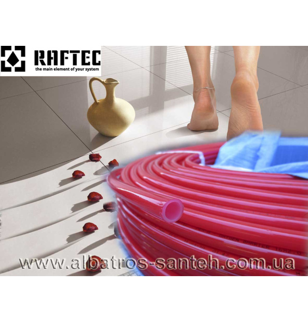 Труба теплого водяного пола Raftec Pex-A/oxy ф 16 х 2 мм (Германия)