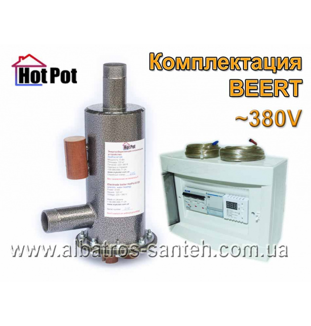 Электродный котел отопления Hot-Pot 15/300-3 с автоматикой BEERT 380 V фото - 1