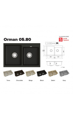 Кухонная мойка Vankor Orman OMP 05.80