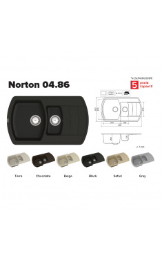 Мойка для кухни Vankor Norton NMP 04.86