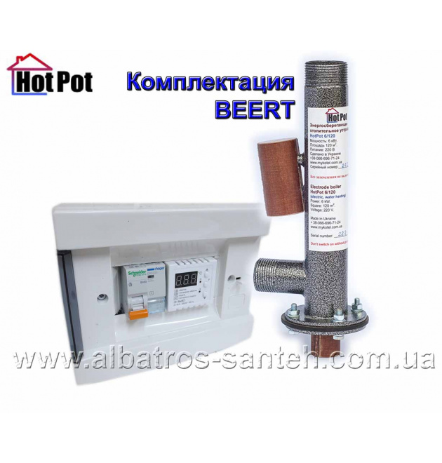 Электродный котел отопления Hot-Pot 3/60-1А с автоматикой BEERT фото - 1
