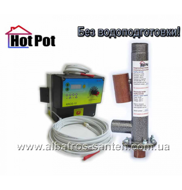 Електродний котел опалення HotPot 8/160-1А-KROS-110 фото - 1