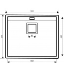Гранітна кухонна мийка Aquasanita Delicia SQD 100 AW фото - 2
