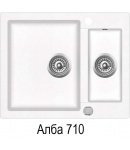 Гранітна кухонна мийка Aquasanita Cuba SQC 150 AW фото - 2