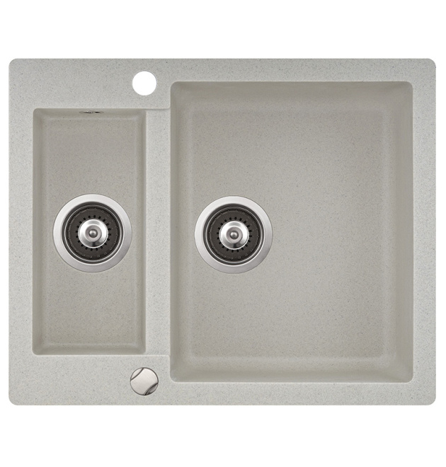 Гранітна кухонна мийка Aquasanita Cuba SQC 150 AW