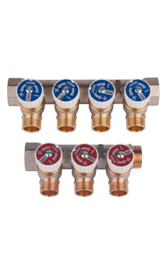 Коллектор для теплого пола ICMA 3/4 x 3 под фитинг 24 x 1,5