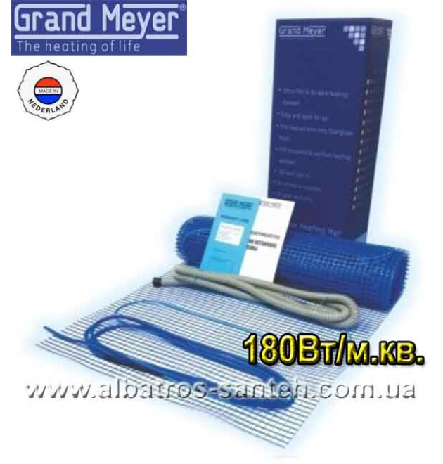 Нагрівальний мат Grand Meyer ТНМ 180-015 1,5 м.кв/270 Вт фото - 1