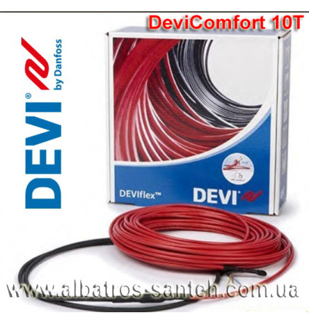 DEVIcomfort 10T-500W(50 м) двожильний нагрівальний кабель фото - 1