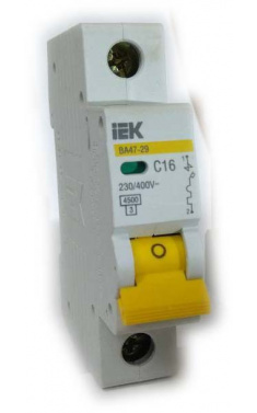 Автоматичний вимикач IEK 16 A, 1П