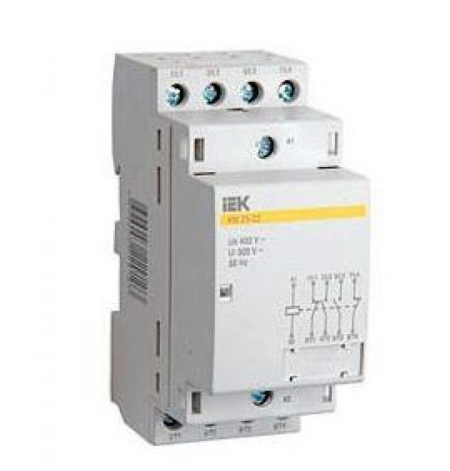Контактор модульний IEK KM-40-40 230V/40A фото - 1